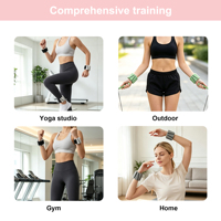 Poids de cheville réglables pour Pilates, poids de poignet pour entraînement de fitness, musculation, exercices de résistance et salle de sport à domicile