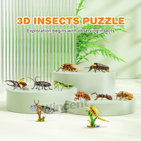 Kit de Modelo de Mariposa 3D de Acrílico Wincent, Rompecabezas Mecánico Translúcido Iridiscente, Manualidad, Decoración del Hogar, Regalo para Niños y Adultos