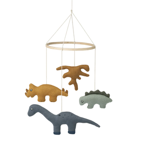 Juguetes Montessori para Bebés, Juguetes de Madera Natural, Clásico Móvil de Madera con Diseño de Rosa, Dinosaurio, Observación de Estrellas y Luna - Product Image 2