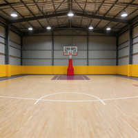 Revêtement de sol sportif en PVC Runsure, substrat de sol en bois durable pour salle de sport, imperméable, style britannique et européen, prix de gros d'usine
