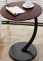 Table d'appoint moderne en bois de noyer, nouvelle arrivée, pour ordinateur portable, avec fonction d'empilage, pour chambre à coucher et salon.