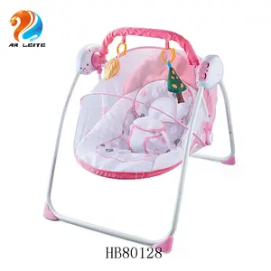 Musikalische Vibrations wippe Elektrischer automatischer Babys chaukel stuhl mit wasch barem Sitzpolster für 0M BABY