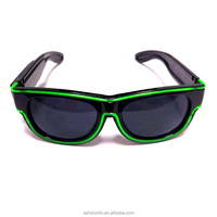 Lunettes LED sans fil pour fête néon Zhizunlin - Rechargeables par USB, 3 modes clignotants, cadeaux pour fêtes de Noël et de Pâques