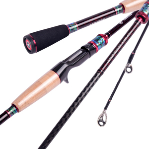 Kit de <span class=keywords><strong>canne</strong></span> à pêche en fibre de carbone avec poignée EVA pour la pêche au bar, au snapper, au <span class=keywords><strong>brochet</strong></span>, au requin, au poisson-chat, à la perche, à la carpe, en eau salée, <span class=keywords><strong>canne</strong></span> à pêche baitcasting, <span class=keywords><strong>canne</strong></span> à pêche pour le bar - Product Image 1