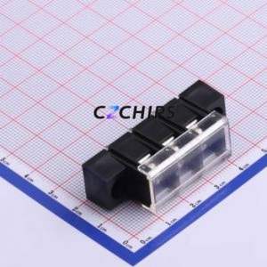 KF48CM-9.5-3P Barrier Terminal Block Through hole Component (THT),P=9.5mm Connector With Cover Plate 9.5mm 1x3P Straight Pin - Product Image 1