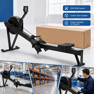 Rameur Commercial en Acier avec <span class=keywords><strong>Ergomètre</strong></span> à Rames, Ensemble Complet d'Équipement pour Salle de Sport - Product Image 6
