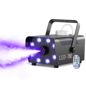 Nouvelle unité d'effets spéciaux professionnelle 700W RGB 3-en-1 LED Mini Générateur de Brouillard avec Télécommande Sans Fil IP20 Utilisation Intérieure Débit de Fumée 200 CFM - Product Image 6