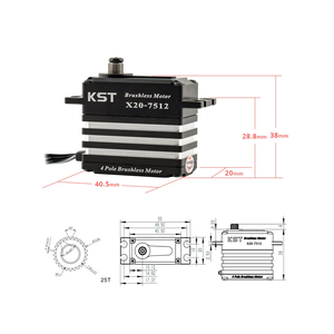 KST X20-7512 High Power 82Kgf.cm8.4V Brushless Motor for Large Scale RC Models Brushless Metal 8.4V for RC Boat Parts - Product Image 3