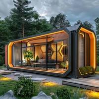 Maison modulaire préfabriquée en conteneur, hôtel Apple Cabin, capsule café, espace de bureau Apple Cabin