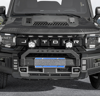 Nouveau pare-chocs avant en acier noir de haute qualité avec installation par boulons pour Jetour Traveller T2 SUV, rénovation/amélioration