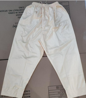 Nouvelle Tendance Qamis Musulman à Manches Longues Style Qatari pour Homme, Ensemble Thobe avec Pantalon