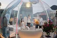 Maison en dôme ronde avec salle de bain Tiny House Dome