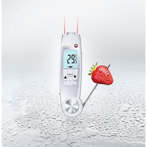 Testo 104-IR Infrared <b>Thermometer</b> Dual Sensor Surface And Core Temperature Measurement Waterproof With <b>Probe</b> - Product Image 4