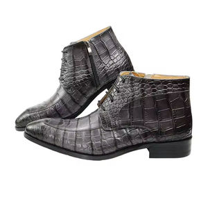 Botas de Negocios de Cuero Vacuno Listas para Enviar - Zapatos Formales para Hombre, Sin Pedido Mínimo para Pedidos Transfronterizos de Pequeñas Cantidades - Product Image 1