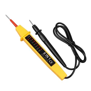 8 In 1 6-380V Spanningstester Pen Polariteit Huidige Tester Spanning Ac/Dc Gereedschap Elektrische Spanningsmeters Instrumenten