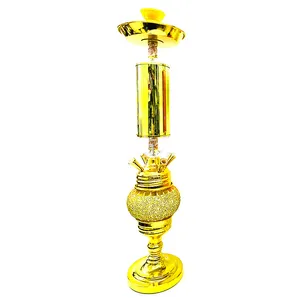 Gancho de argola de vidro colorido, 90cm, alto, fabricante de china, luxo, luz led, mangueira de narguilé