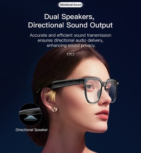 Lunettes Intelligentes avec Indicateur LED, Caméra, Recharge Magnétique, Étanchéité IP65, Légères, pour Usage Quotidien, Vidéo 1080P, Commande Vocale IA - Product Image 3