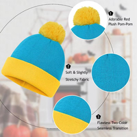 Bonnet de cosplay amusant en tricot chaud pour l'hiver, accessoire de costume de Noël pour le Nouvel An
