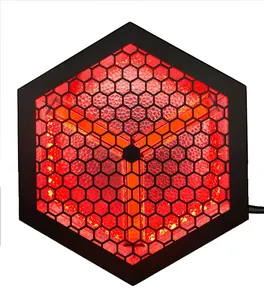 Matrice de pixels 3x60W lampes halogènes rétro hexagonales led dmx P3 PIX3L lumière de scène rétro pour scène fête club concert