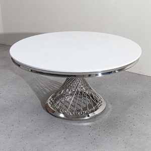 Đồ Nội Thất Phật Sơn Bộ Bàn Và Ghế Ăn Đá Tròn Hoàn Toàn Mới Thiết Kế Hiện Đại Bán Sỉ Bàn Ăn Ss 72 Inch - Product Image 5