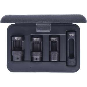KS TOOLS-Jeu de 4 douilles d'injecteur diesel 455.0030 1/2 ''-EAN 4042146243442 HEAVY VEHICLES - Product Image 5