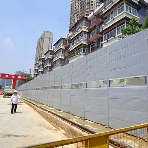 Barrière anti-bruit personnalisée mur insonorisé chantier de construction Barrière d'<span class=keywords><strong>isolation</strong></span> <span class=keywords><strong>phonique</strong></span> résistante à la chaleur et aux UV - Product Image 4