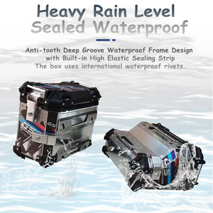 Ensemble de sacoches latérales en aluminium pour moto 45L 38L - pour B-M-W R1250GS Adventure R1200GS, sacoches latérales robustes, coffre de toit, bagages étanches - Product Image 5