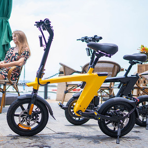 Bicicleta Eléctrica Plegable de 250W, Lista para Enviar, con Marco de Aleación de Aluminio, Batería de Litio Extraíble de 36V, Mini Bicicleta Eléctrica para Adultos - Product Image 1