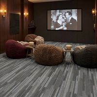 Rouleaux de moquette tuftée lavable à poils longs en PP de style classique, confortables pour bureaux et hôtels