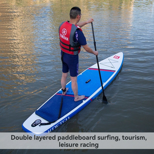 11 pies/12,5 pies/14 pies de <span class=keywords><strong>doble</strong></span> <span class=keywords><strong>capa</strong></span> inflable <span class=keywords><strong>Surf</strong></span> SUP <span class=keywords><strong>Paddle</strong></span> Board Drop Stitch Material Ocean Waters Stand-Up <span class=keywords><strong>Paddle</strong></span> Board <span class=keywords><strong>Paddle</strong></span> - Product Image 3