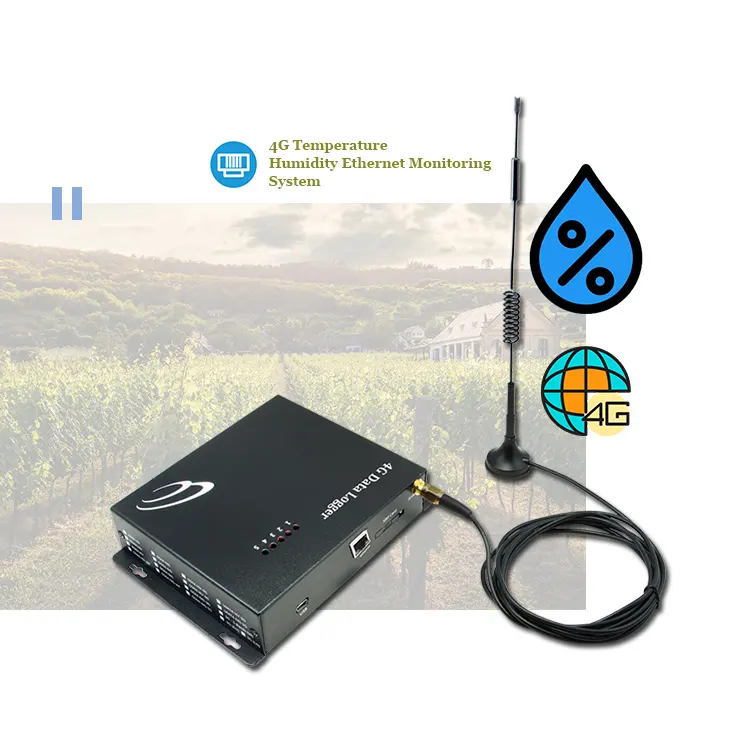 Multipoint Network Data Logger temperature monitoring for food industry iot sensor energy harvesting