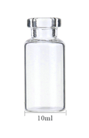 Flacons en verre à sertir ronds, directement de l'usine, 5 ml, 10 ml, pour sous-conditionnement de liquides cosmétiques