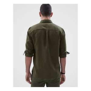 เสื้อเชิ้ตผู้ชาย แฟชั่นเหนือกาลเวลา ทรงปกติ ผ้าทนทาน เหมาะสำหรับใส่ลำลอง ทำงาน เดินทาง และใช้ในชีวิตประจำวัน - Product Image 3