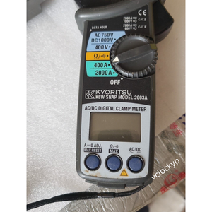 Multímetro Digital de Pinza AC/DC Kyoritsu 2003A, Medidor de Corriente AC 75V/DC 1000V 2000A, Usado - Product Image 2