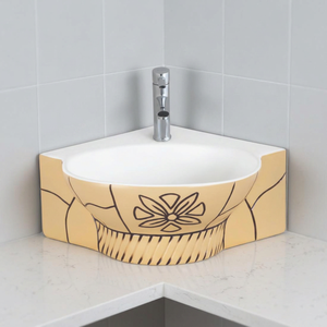 Imprimé table top bassin lavabo Offre Spéciale nouveauté main art lavabo bol rond comptoir table salle de bain bassin vanité évier - Product Image 5
