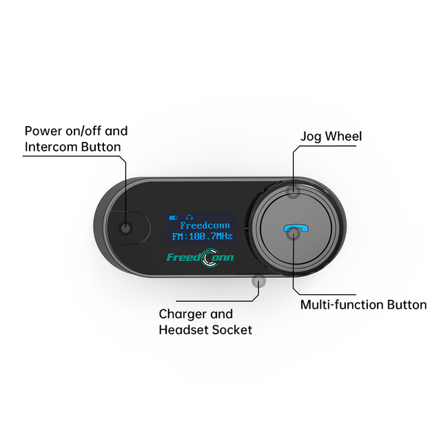 TCOM-SC Helmets Motorcycle Motorbike Helmet 800M Headset Intercom Motorcycle