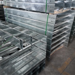 Customized Stainless Steel Cable Ladder Construction Material Cable Ladder Tray HDG Hot Dipped Galvanized Ladder Type Cable Tray - Product Image 1