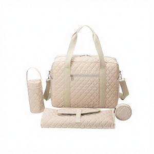 Sac à langer pour bébé en polyester résistant à l'eau, grande capacité, compartiments utilitaires personnalisés, fabrication OEM - Product Image 2