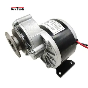 Sepeda Listrik MY1016 Z2 12V/24V/36V 250W Kustom Sepeda Skuter Roda Gigi Planet DC Motor Disikat dengan Sabuk Braket Katrol