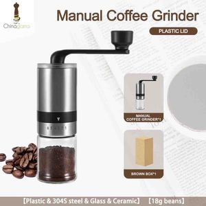 Molinillo de Café Manual Comercial al por Mayor, de Acero Inoxidable, con Manivela Ajustable, Portátil, para Cafetería - Product Image 4