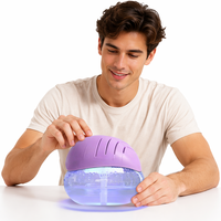 Purificateur d'air électrique à eau, humidificateur, diffuseur, aromathérapie, LED, pour maison, hôtel, voiture, CE, FCC, ROHS