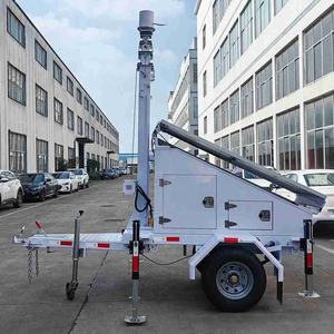 Rimorchio telecamera solare CCTV Off-Grid sistema di connettività per telefono cellulare monocristallino silicio policristallino tipi di <span class=keywords><strong>pannelli</strong></span> in silicio - Product Image 2