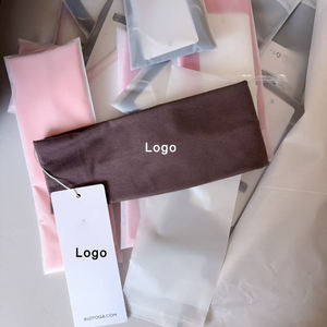 Bandeau de <span class=keywords><strong>cheveux</strong></span> en coton à double face avec logo personnalisé, élastique, absorbant la transpiration, large, uni, accessoire de yoga pour femmes - Product Image 2