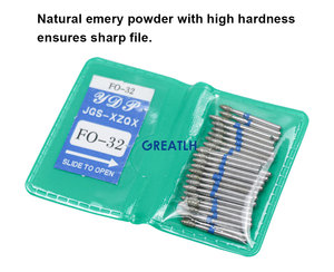 Thép không gỉ Dụng cụ nha khoa tốc độ cao tay khoan 50 cái/gói nha khoa mũi khoan kim cương - Product Image 3