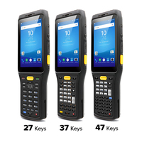 Terminal portable robuste PDA Android 11 avec lecteur RFID UHF mobile et scanner de codes-barres longue portée en stock