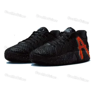 Zapatillas de Baloncesto Hot Pink Ja 3 Price of Admission Zombie EYBL para Niños y Niñas de Primaria, en Venta en Nueva York, Color Negro, Modelo Light Show - Product Image 3