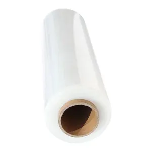 Wholesale And Retail Wrapping Film Lldpe Shrink Wrap Plastic Packing Shrink Film Wrap Roll Polyethylene Clear Stretch Film