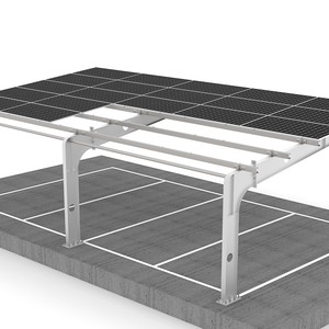 Système de carport solaire en acier au carbone galvanisé à chaud sur mesure, robuste, résistant au vent de 60 m/s, charge de neige de 60 cm, pour usage commercial - Product Image 6