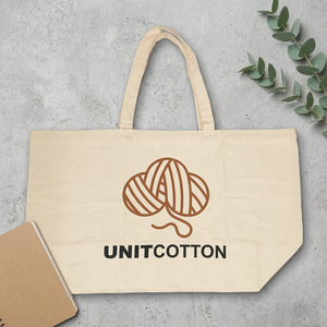 Eco Friendly Cotton Canvas Shopping Tote Bag with Handles Foldable Reusable Multi Purpose Bag for Daily Groceries - Product Image 2