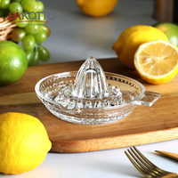Citrus Juicer Ruimer Met Handvat En Schenktuit, Zwaargewicht Glas Hand Citruspers Machine